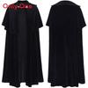 Mantello di Velluto Vampirico Per Cosplay di Halloween Con Stile Fantasy Per Adulti e Bambini