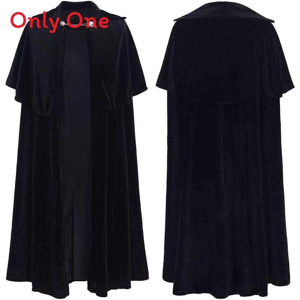 Mantello di Velluto Vampirico Per Cosplay di Halloween Con Stile Fantasy Per Adulti e Bambini