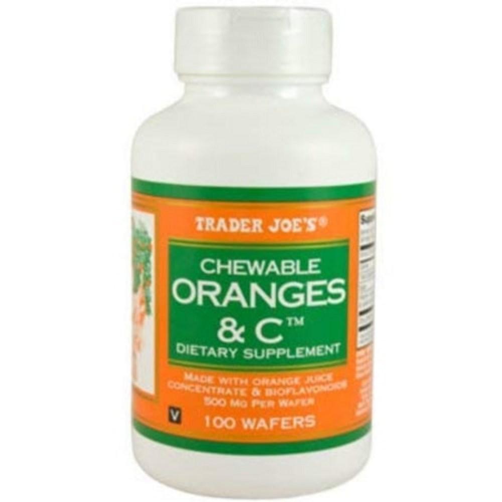 Trader Chewable Oranges Dietary Supplement Trader Joe's - Chewable Oranges & C Dietary Supplement