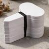 100Pcs White Garden Labels Plant Waterproof Classification Sorting Sign Tag Ticket Plastic Writing Plate Board Plug In Card
