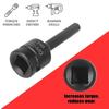 10PCS Cr-Mo Steel Impact Wrench Socket 1/2 Inch Drive Metric  Power Nuts Driver  Socket Removal