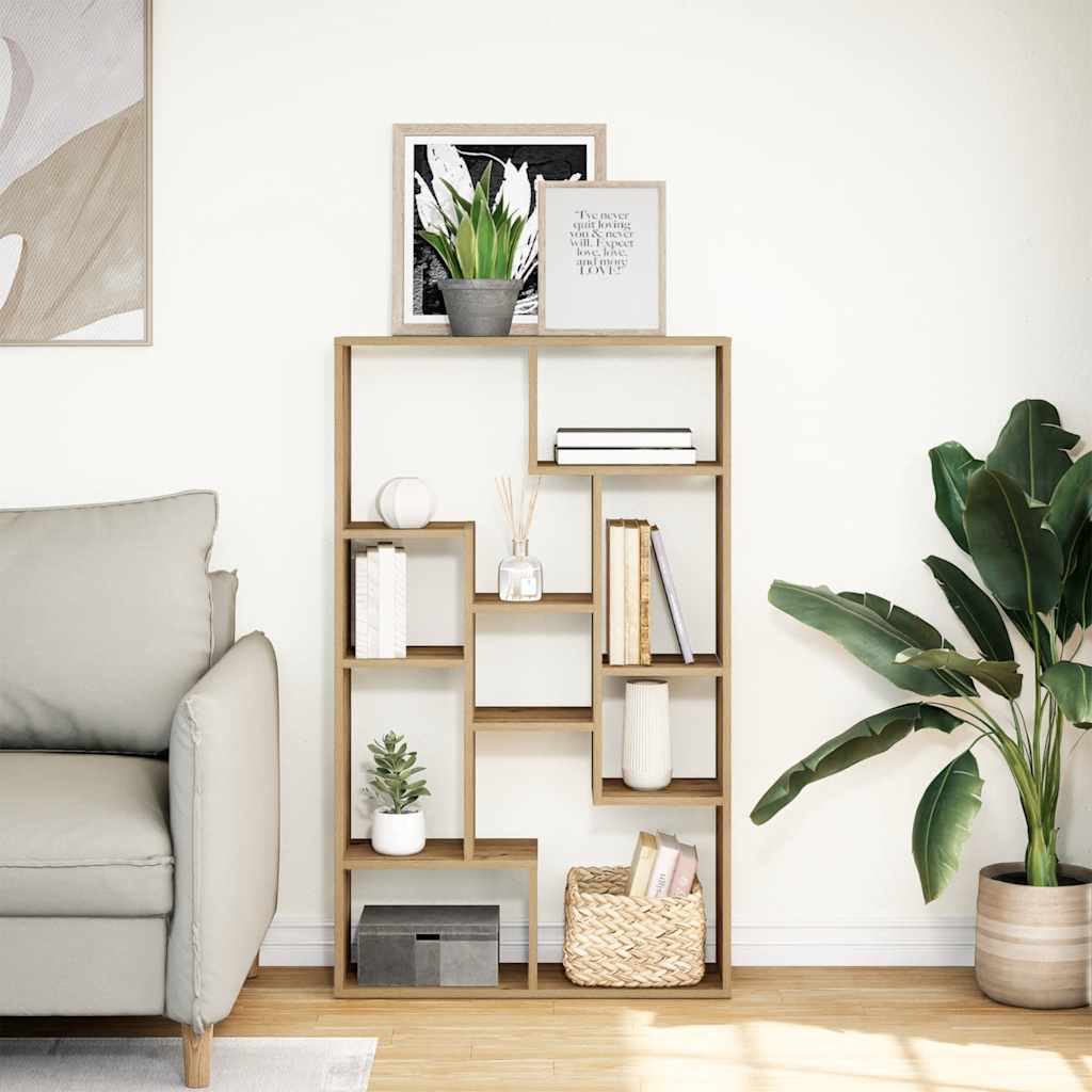 Vidaxl Bookshelf, Artisan Oak, 72X20X120 Cm