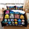 Comforter Cartoon 3D Game B-Blox Fruits Bedding Set Adult Boy Girl Bedroom Decoration Children Single Double Size
