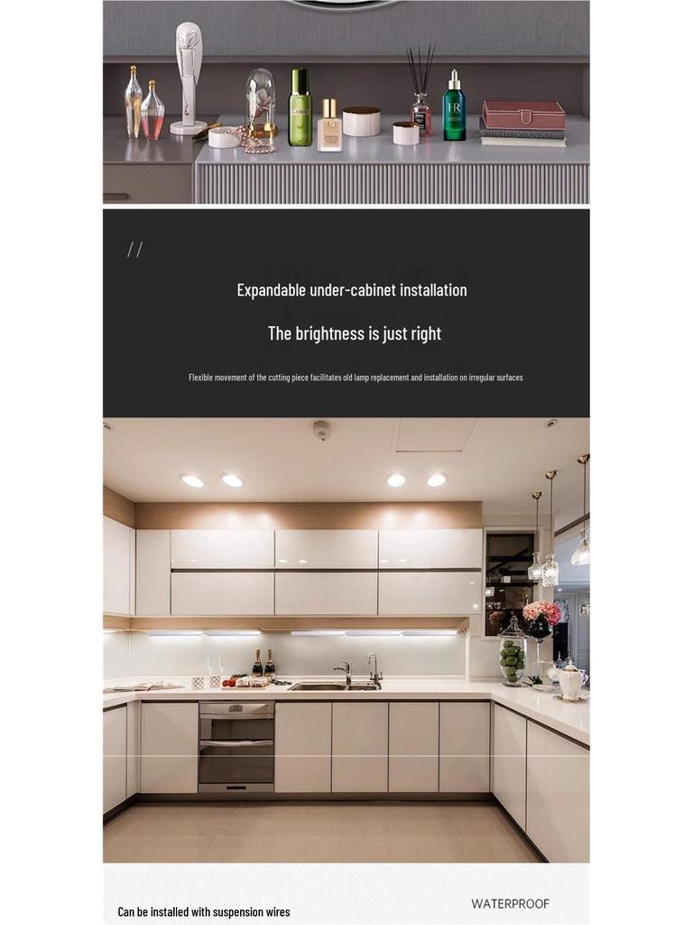 Bathroom LED Sensor Vanity Mirror Cabinet with Fog-Proof, Waterproof, and No-Punch Installation