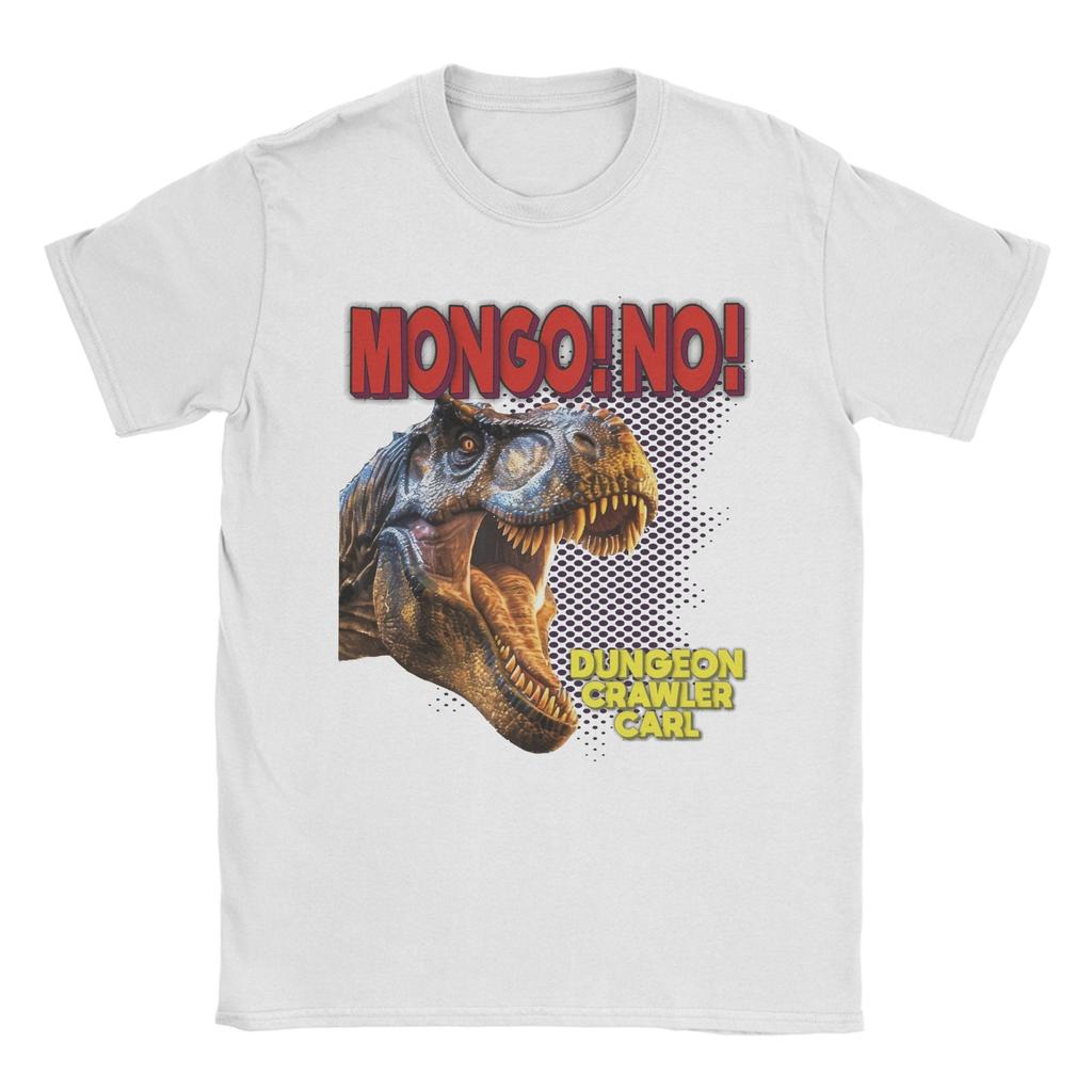 Vintage Dungeon Crawler Carl Mongo No TShirt Men Crewneck Cotton T Shirts Short Sleeve Tees Plus Size Clothes