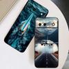 Moderne Flugzeugmuster Handyhülle Für Google Pixel 10 9a 9 8A 8 7 7A 6 6A Pro XL 2024 5G Schwarz Weiches TPU Silikon