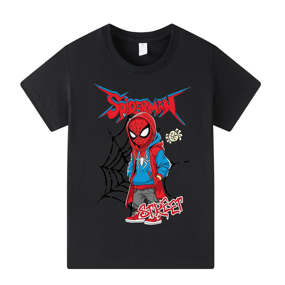A1481 Kids Boys Girls Print Short Sleeves T-shirt 100cm