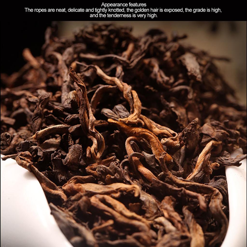 Banghai Pu'er Puerh Tè Maturo Confezione in Scatola Metallica Yunnan Foglie Grandi Tè per Ufficio Casa