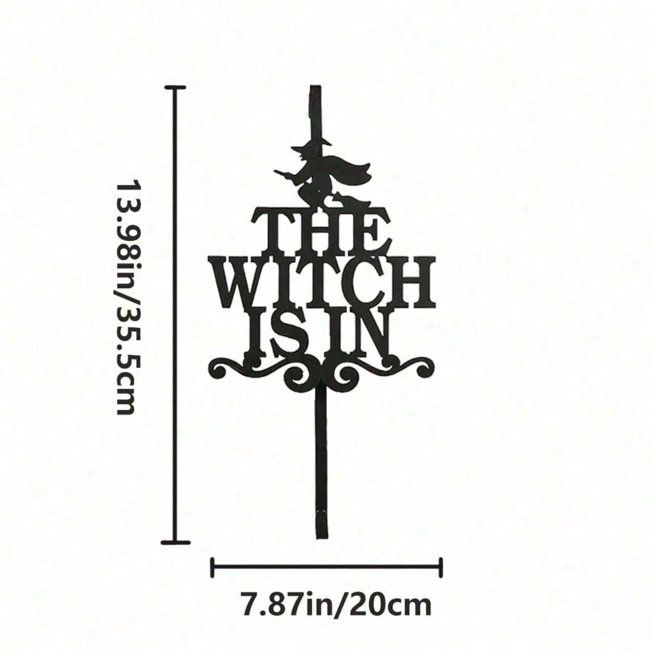 Single Hook Metal Wreath Hanger Heavy Duty Outdoor Gothic Halloween Christmas Decor 20x36
