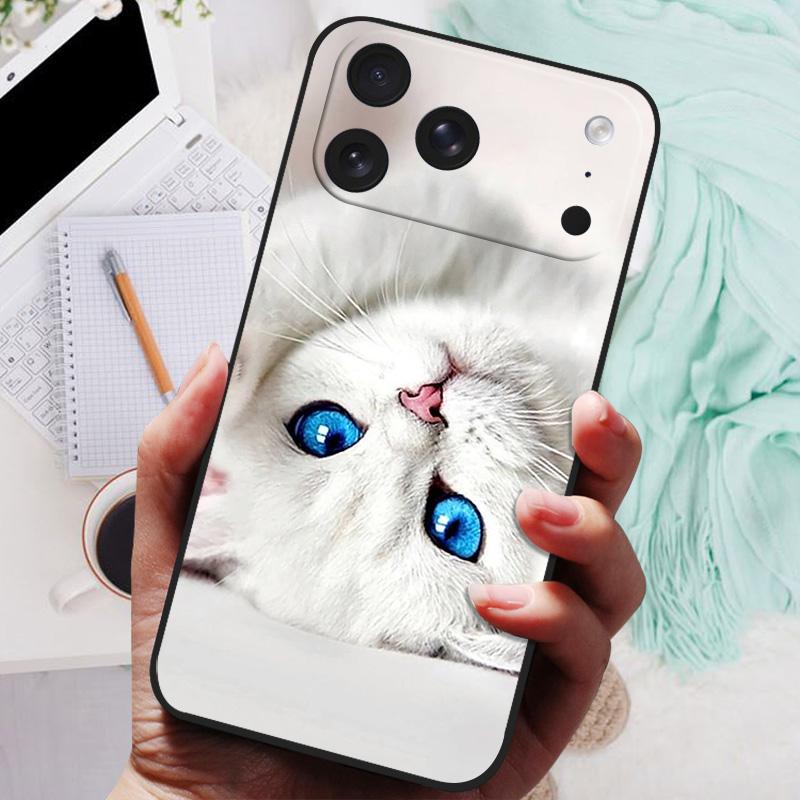 For iPhone 17 Pro Case Lion Wolf Painted Silicone Soft Back Cover For iPhone17 Pro Max Phone Case For iPhone 17 Air Protective