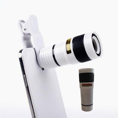 8X Uzun Odaklı Cep Telefonu Lensi 8X Hd Zoom Monoküler Telefon Kamerası Lensi Harici Klipsli Telefon Teleskobu