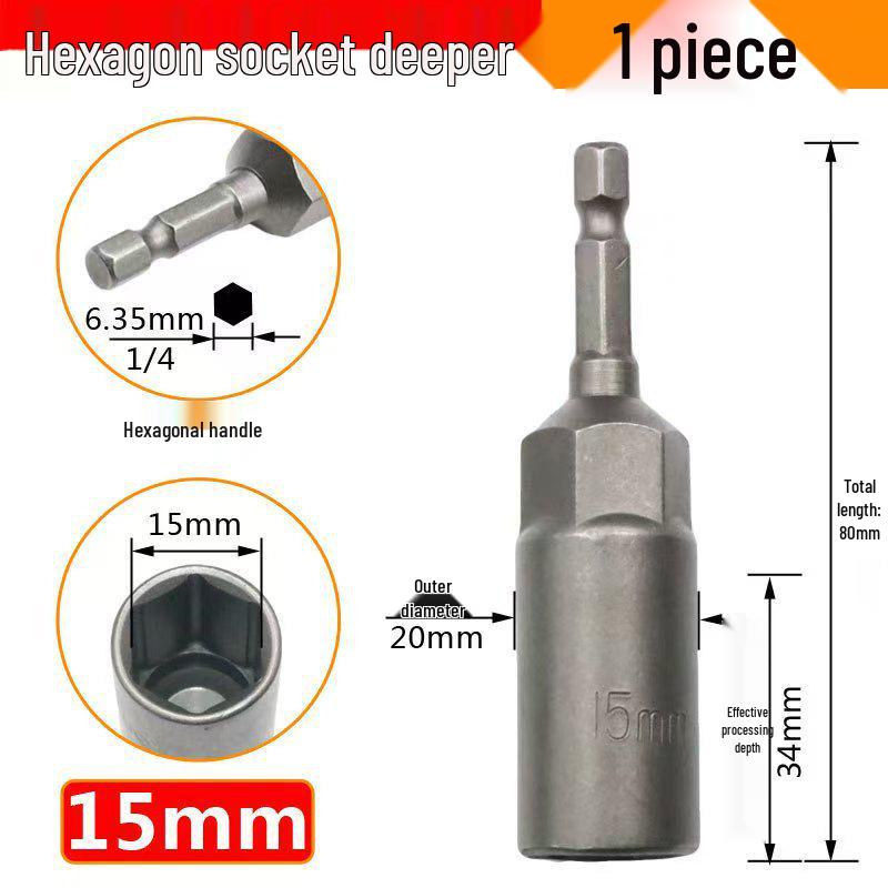 Elektrischer Tiefgangschlüssel 5,5-19mm für Bohrmaschine & Schlagschrauber