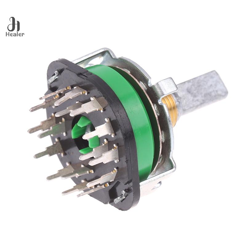 1PC Rotary Switch 4 Pole 12 Position SRRM1C7800 Power Amplifier 1050R 2000 Audio Audio Signal Switch