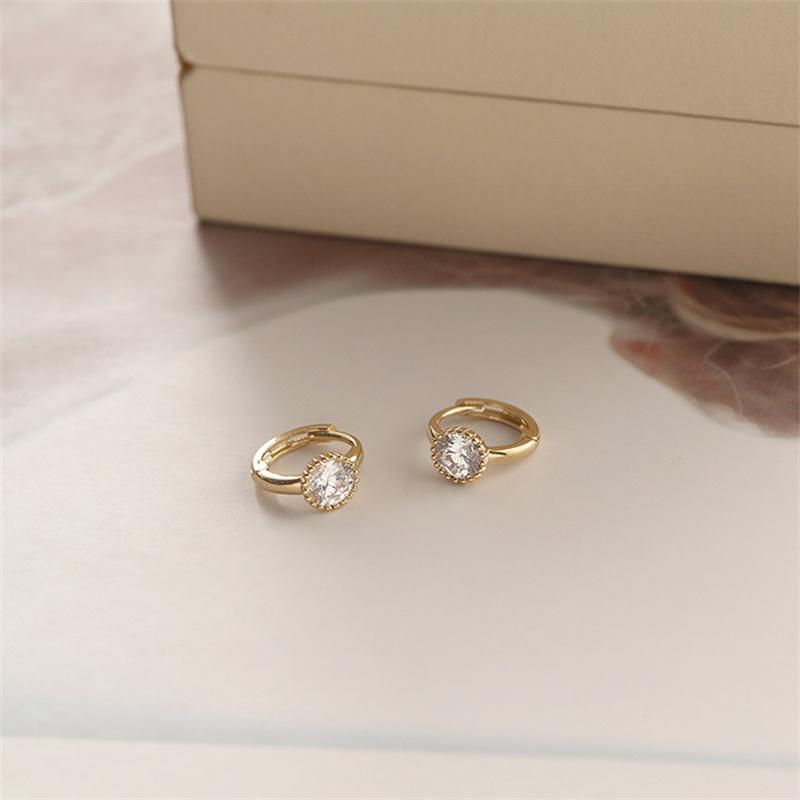

Girls 925 Sterling Silver Fine Geometry Zircon Earrings Star Daughter Birthday Party Gift Jewelry Silver