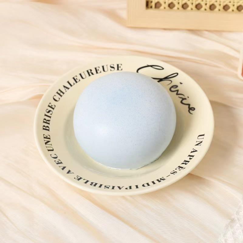Colorful Dumpling Cake Decompression Squish Balls Low Rebound Stress Dough Toys for Home Office Decoration Daily Gifts