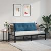 Back Pillow Blue 140 x 50 cm Cord Fabric