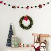 Christmas At Home Round Wreath Gold
