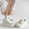 Fashion Advanced Sense Thick Sole Heightening Small White Shoes Women's Popular Lightweight Low-top Board Shoes
