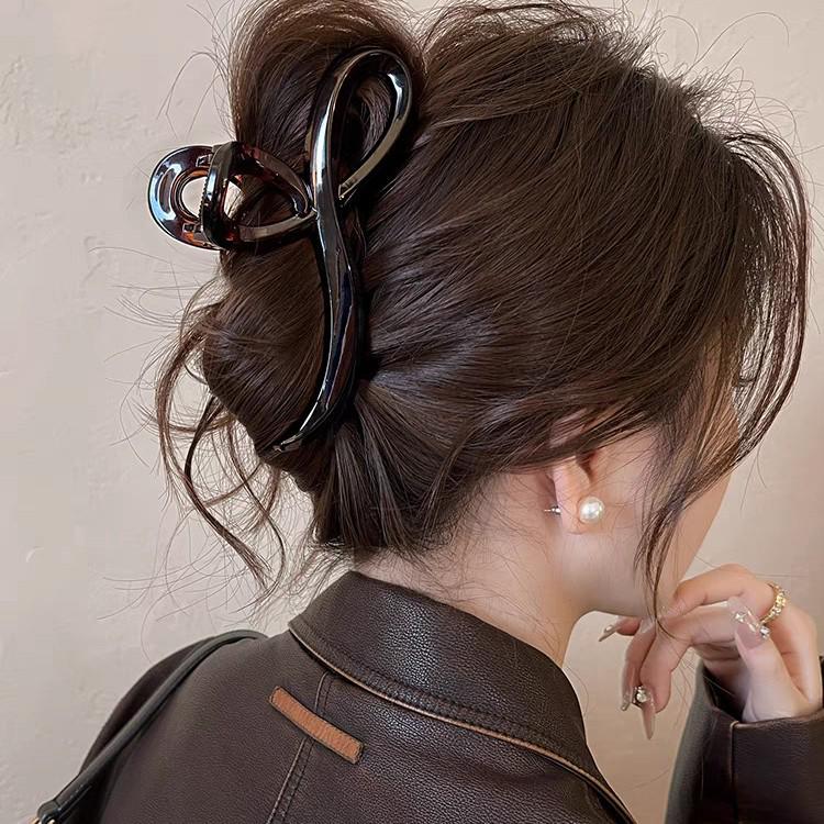 2025 High-Quality Korean Style Updo Hair Clip: Elegant Shark Clip Hair Accessory for Women