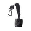 Golf Club Brush Groove Cleaner Dual Head Carbon Fiber Portable Golf Club Cleaning Brush with Retractable Carabiner for