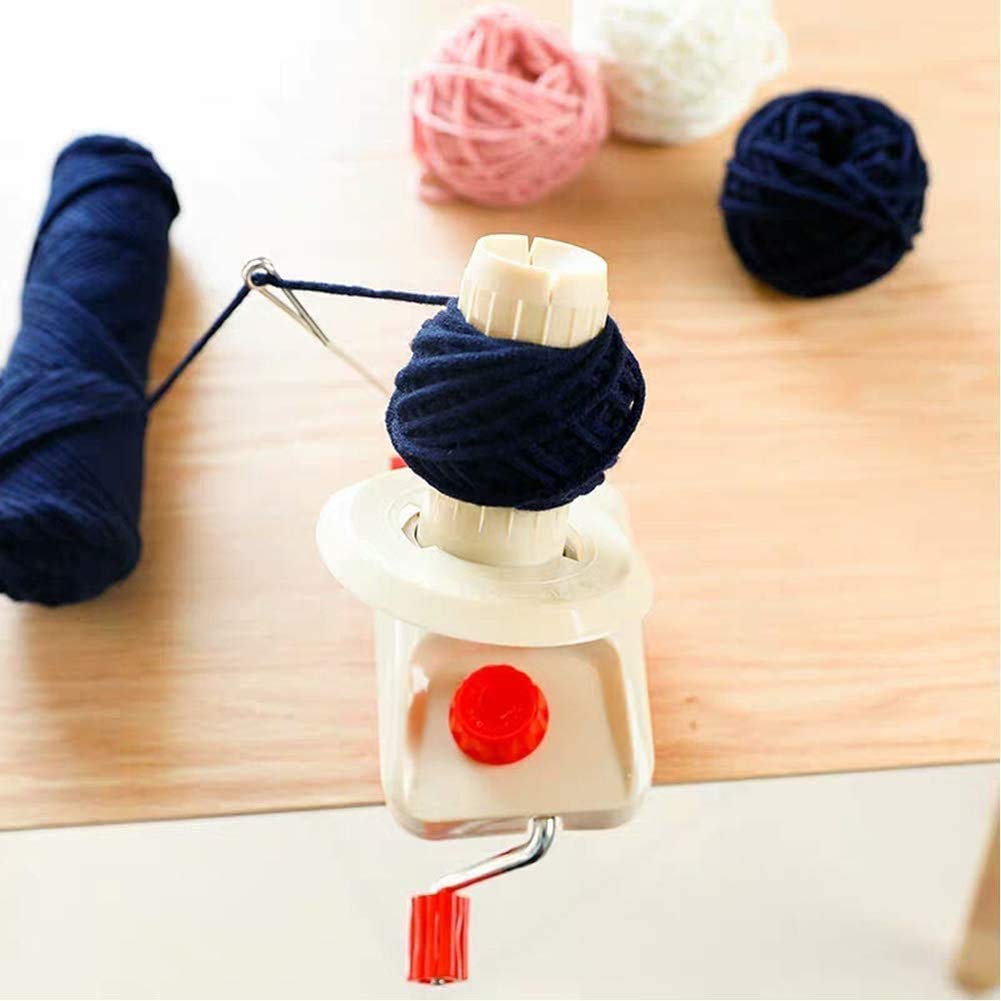 Amoboo Yarn Portable Hand Yarn Winder for Home Easy To Use Knitting Craft Supplies Scissors Winder, Use, Kit, +