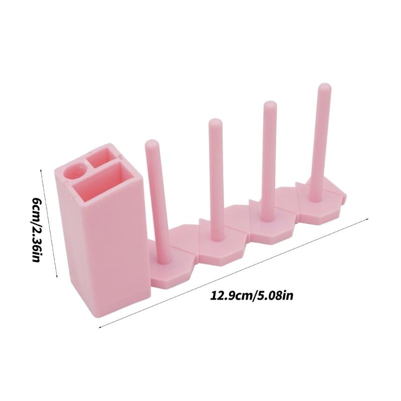 Heavy Duty Magnetic Bobbin Holder Sewing Machine Plastic Bobbin Organiser Thread Spool Storage Stand for Fabric Quilting