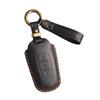 Die neue Retro-Schlüsselhülle ist für das alte Geely-Auto geeignet, echtes Rindsleder, reine Handarbeit, Schlüssel-Schutzhülle mit Ring.