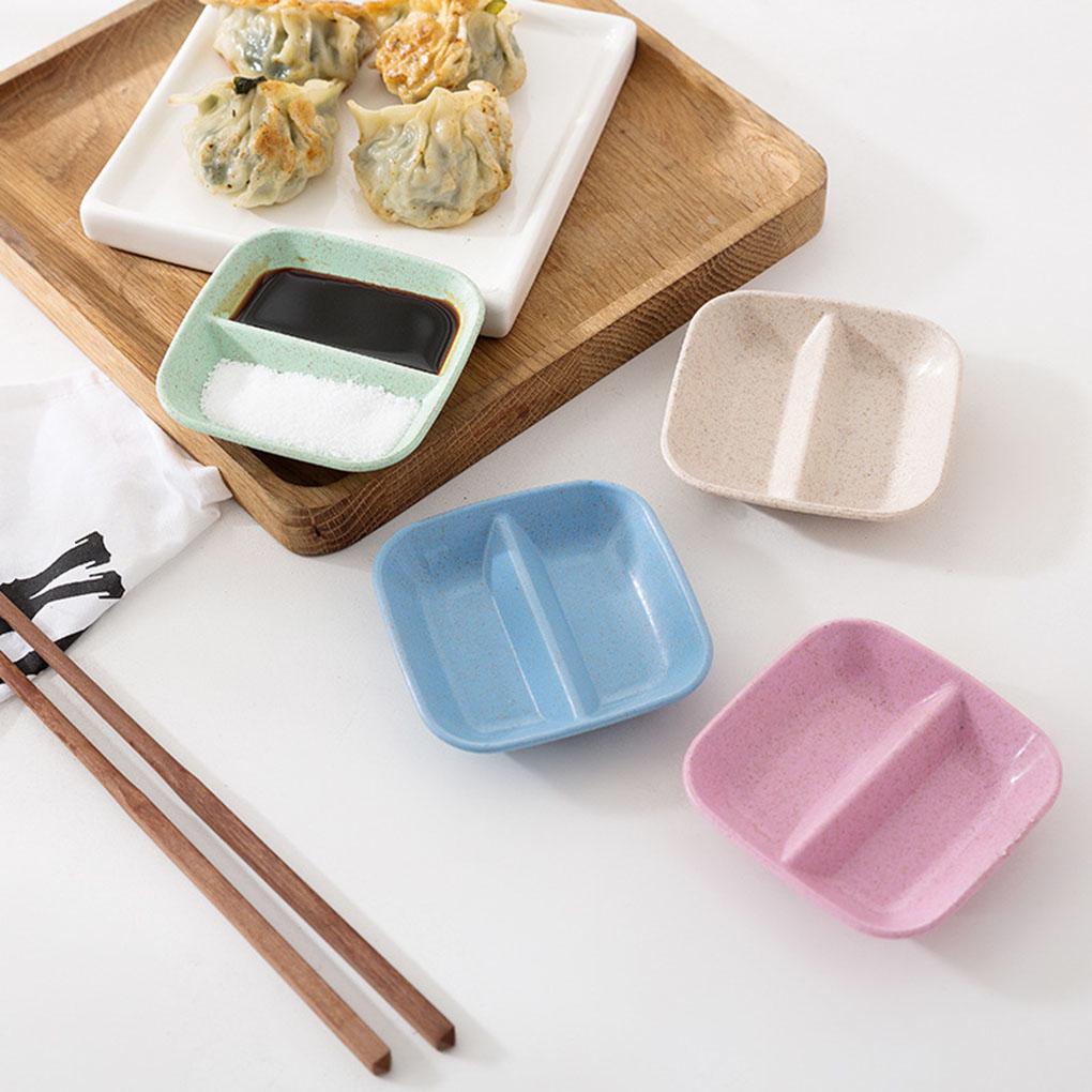 1PC Small Plate Food Snack Dish Sauce Plate Seasoning Dish