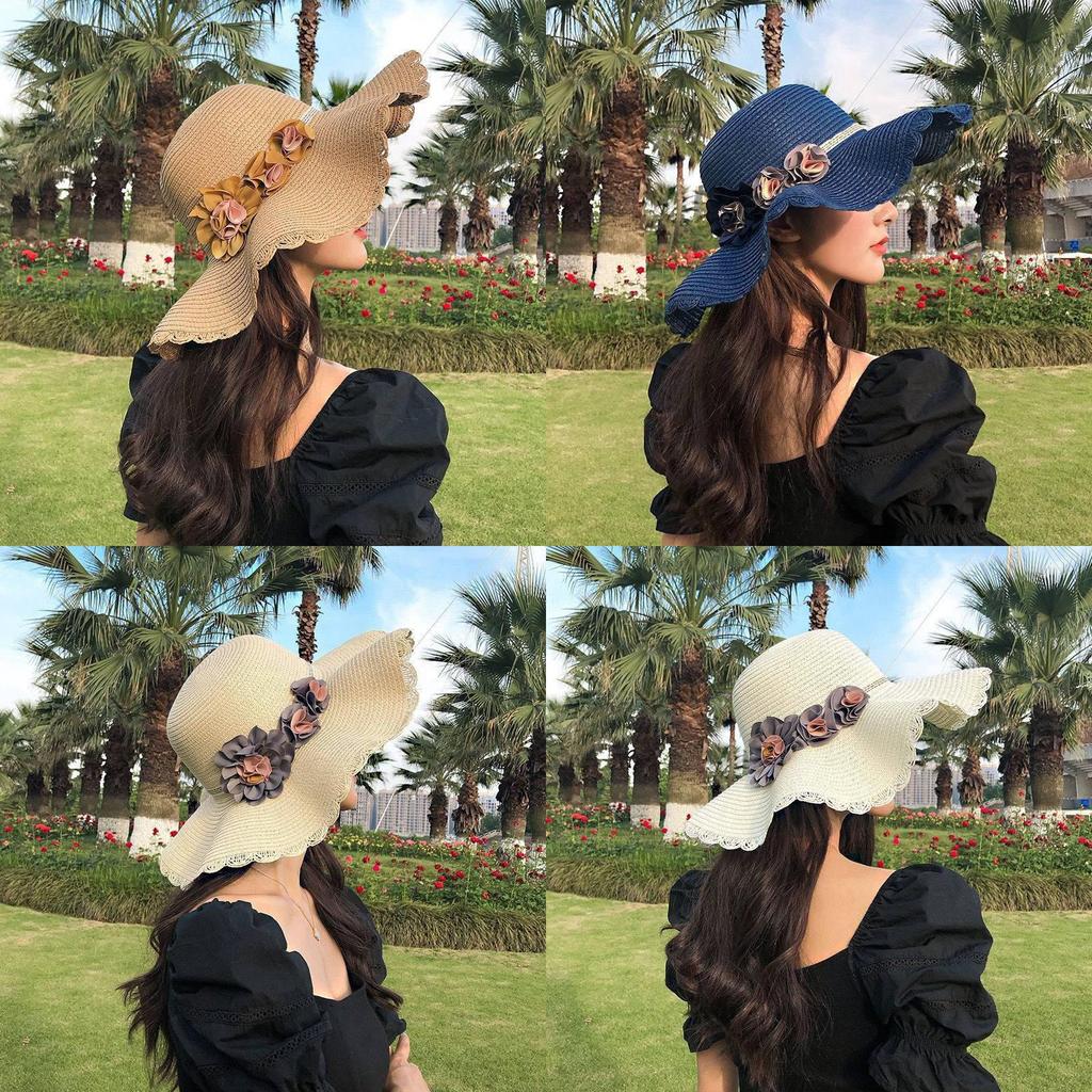 Summer Straw Hat For Women With Large Brim Sunshade And Breathable Design For Casual Outdoor Use
