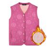 Vest Women's Thermal Vest Velvet Thickened Vest Old Lady Autumn and Winter Bottom Vest