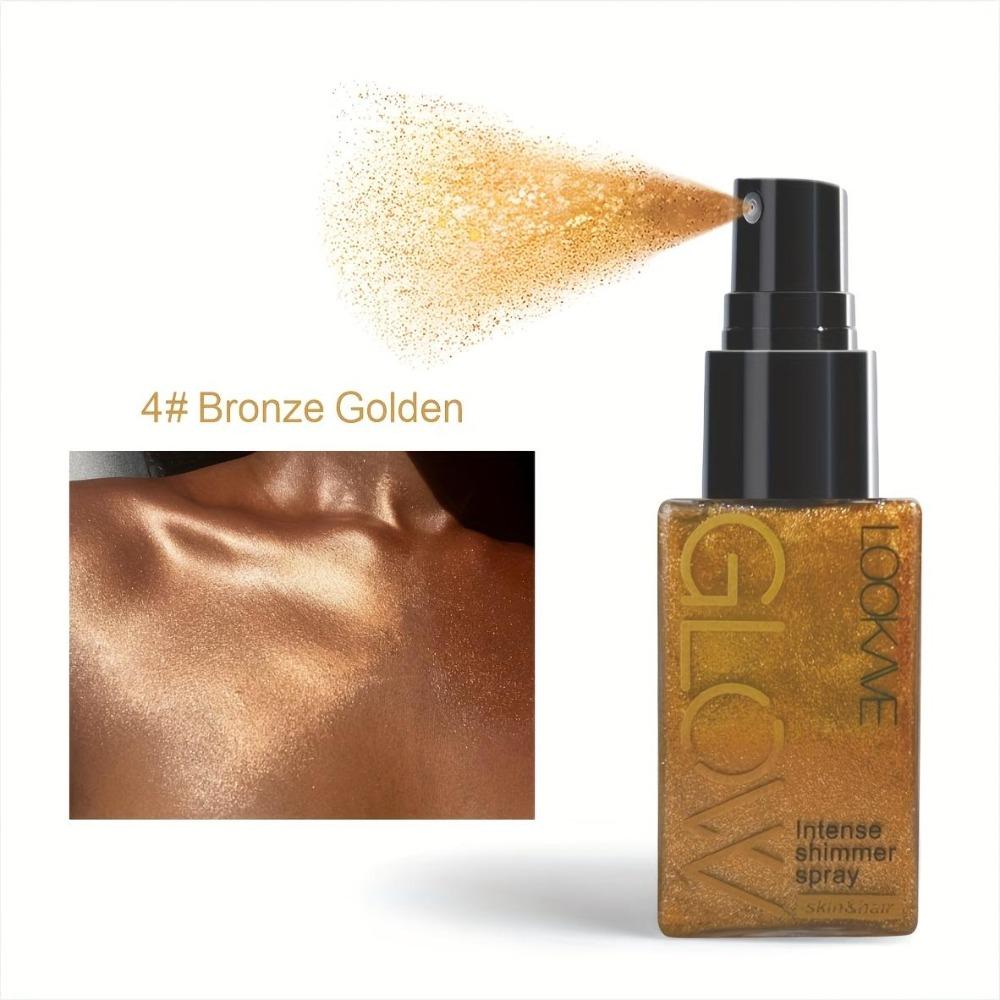 Liquid Highlighter Spray & Face Illuminator Lotion for Radiant Glow and Sculpting Makeup