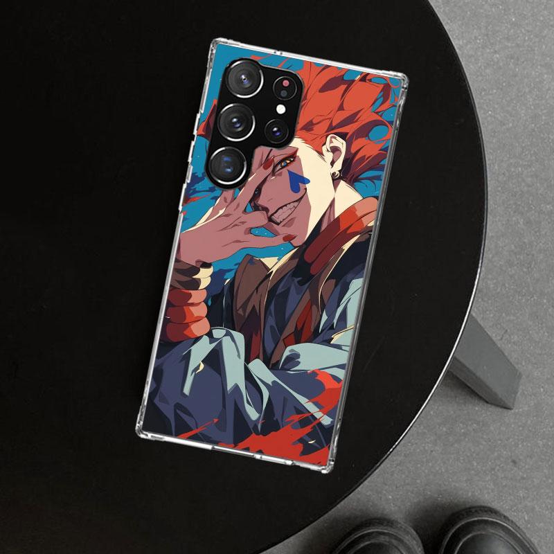 Huner X-Hunters Hisoka Phone Case Cover for Samsung Galaxy S26 S25 Edge S24 S23 Ultra S22 Plus S21 FE S20 + Art Customized Funda