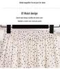 2025 Versatile Polka Dot Midi Skirt: Japanese-Inspired, High Waist, Slimming A-line Pleats