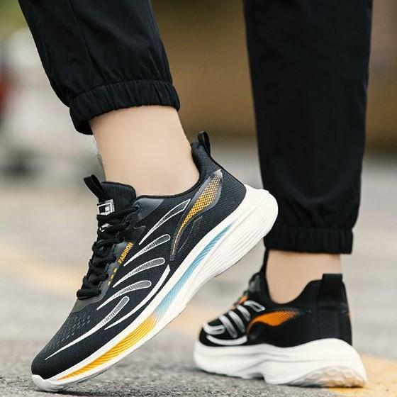 Large Size Men's Shoes, Comfortable and Simple Mesh Surface, Casual Sports Shoes, Breathable and Soft Sole, Light Student Running Shoes