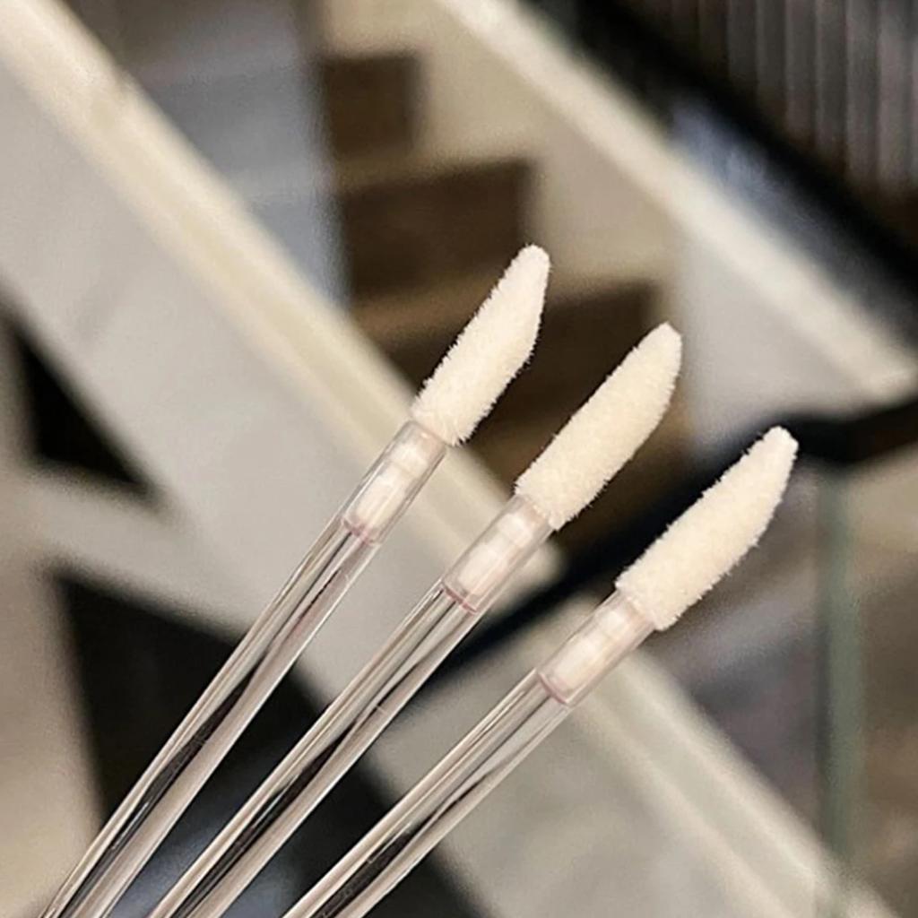 Wholesale 100/300PCS Disposable Lip Makeup Brushes - Lipstick Applicator Wands,  Eyelash Extension Beauty Tools Accessories