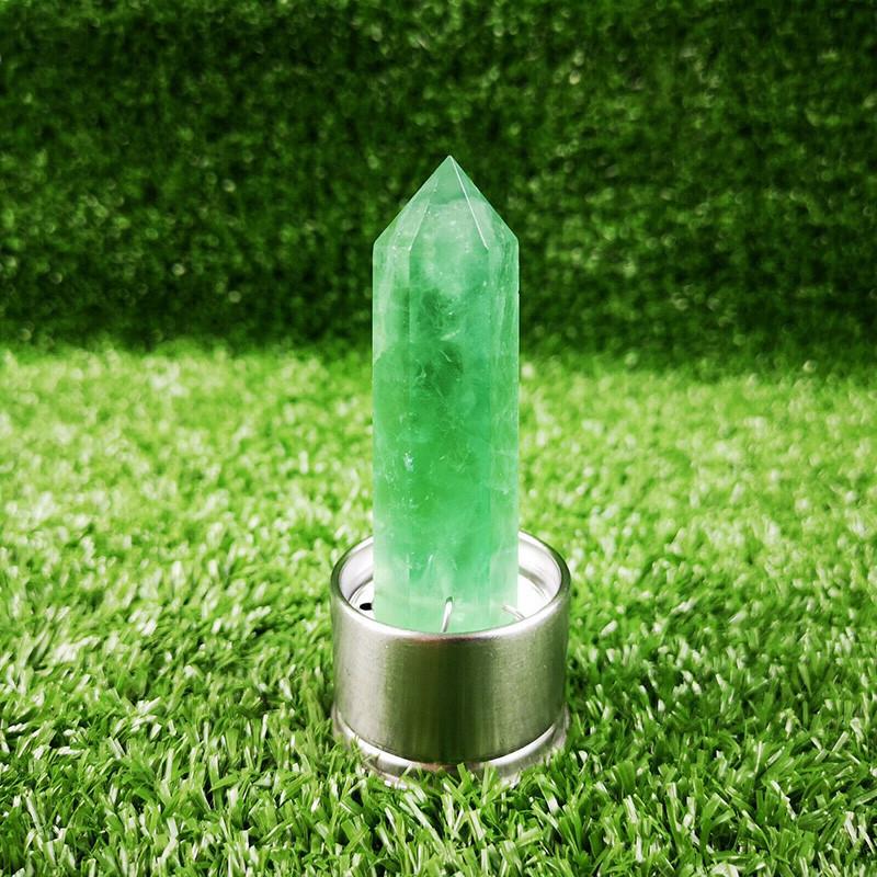 Elixir Crystal Quartz Water Bottle Natural Obelisk Point Wand Reiki Rock Healing