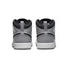 Jordan 1 Mid Slip Resistant Lightweight Cushioning Abrasion Resistant Breathable Mid Top Vintage Basketball Shoes Gray 640734-078