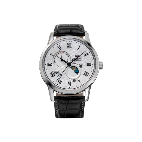

Orient Stainless Steel Japanese Automatic/Manual Winding Watch with Sapphire Crystal, Model: RA-AK00, White, Winding Watch.