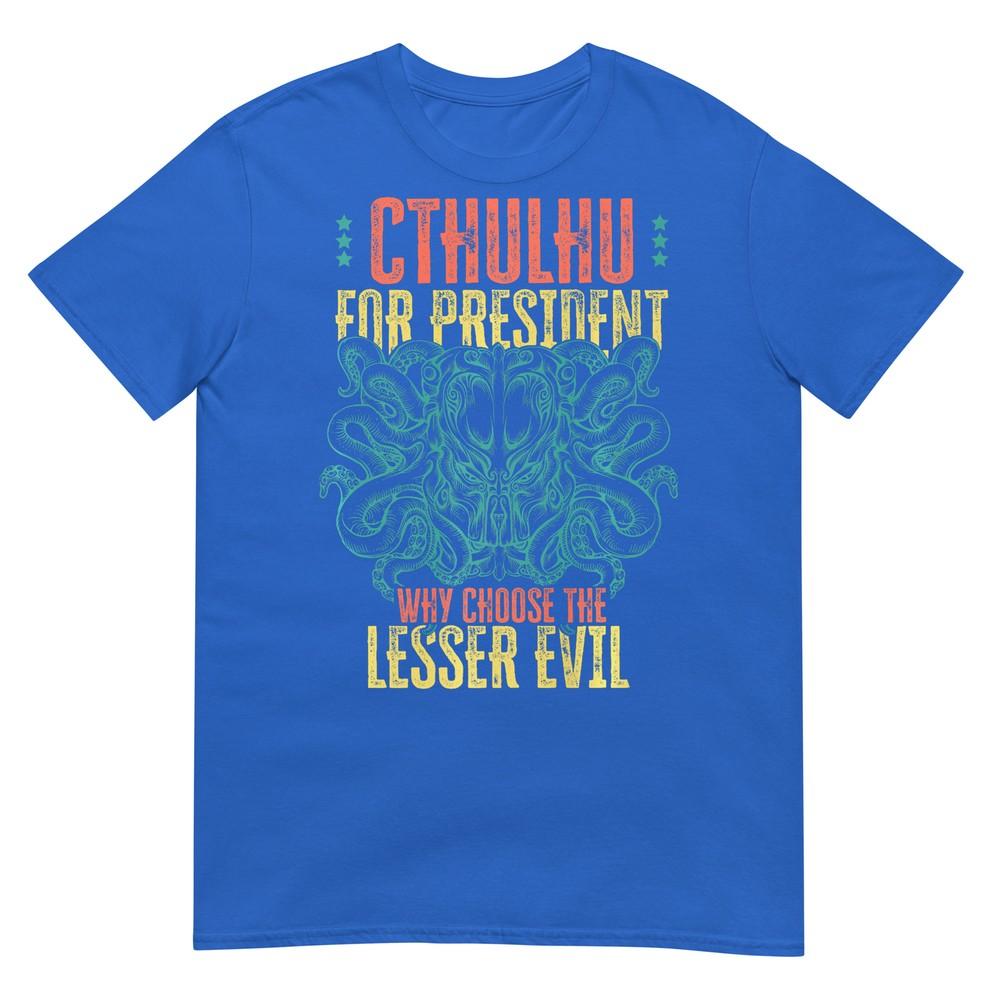 Cthulhu Für Präsident Warum das Kleinere Übel Wählen Selection Premium T-Shirt