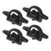 Bed Rail Tie Down Point for Toyota for Tacoma for Tundra 05-24, Heavy-Duty Load Bearing Waterproof Cargo Bed Tie Down Hooks, Quick Install Accessories