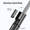 With Light Bluetooth Remote Wireless Selfie Stick Tripod Stand Extendable for iPhone Mobile Phone Tk Live Streaming