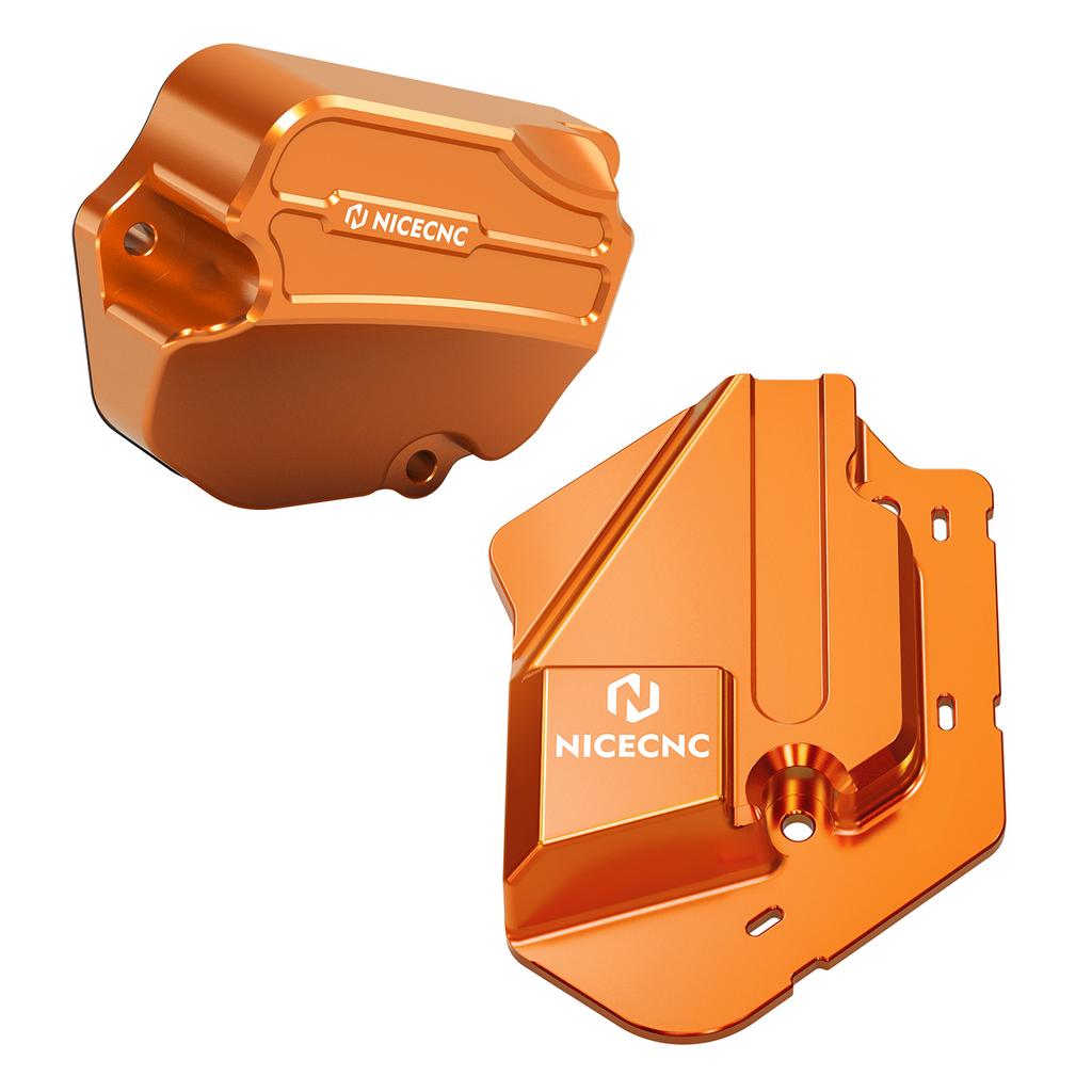 NICECNC For KTM EXC 300 EXC 250 For Husqvarna TE 300 TE 250 2024 Left Power Valve Guard & Performance Oversized Powervalve Cover