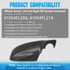 1pc ABS Car Side Rearview Lower Mirror Cover Left /Right for Subaru Impreza Legacy Outback Ascent 91054FL20A, 91054FL21A