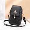 PU-Leder Crossbody Handy-Geldbörse Einzelne Schulter Damen Minitasche Handy-Messenger-Tasche Damen