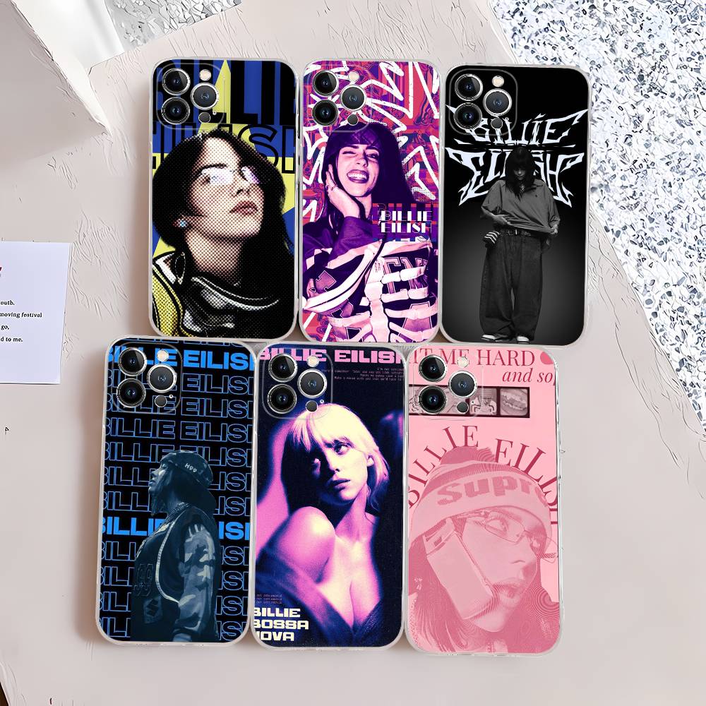 Pop Singer B-Billie For IPhone 11 12 13 14 15 16 17 Pro Max Plus 13 Mini Silicone Soft Transparent Back