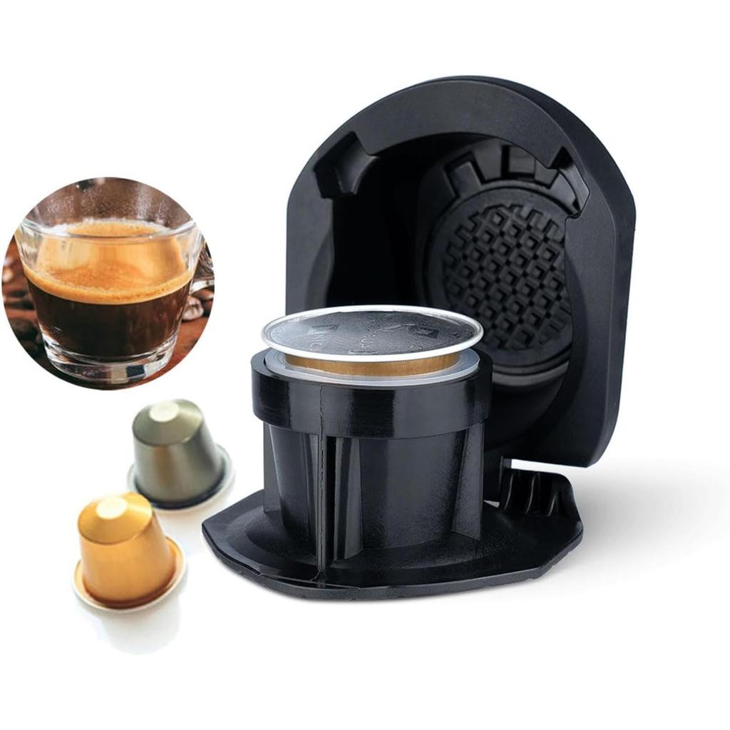 Coffee Capsule Pod Converter for NS Original Capsules, Reusable Coffee Pods Adapter Refill Coffee Capsule Converter Holder Compatible with Dolce Gus