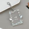 Angel Piano Themed 3 Inch Photocard Holder Acrylic Hard Card Sleeve Scratch Resistant Protector for Idol Card Collection