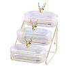 With Lid Fruit Tray Transparent Storage Can Multipurpose Snack Storage Box  Tea Table