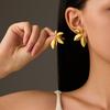 925 Silver Oval Small Circle Earrings for Women Minimalism Geometric U Shaped Earrings Daily Trendy Jewelry Gifts