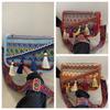 Colorful Fringe Shoulder Bag Tassel Ethnic Style Crossbody Bag Portable Large Capacity Bag  Outdoor